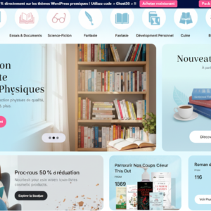 Site E-commerce pour produits physique (Packs Standard)